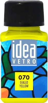 Obrázek produktu pro Maimeri Idea Vetro Barva na sklo Yellow 070 60 ml 1 ks
