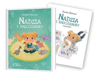 Image de Nadzia et les Emocjozaures + Livre de coloriage