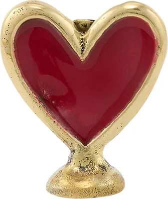 Produktbild von Doing Goods Pyar Heart Card Holder - Red | Sontige Dekoartikel