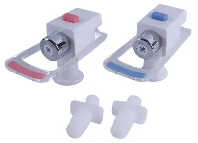2er-Pack Wasserhahn für Wasserspender, Kalt-/Warmwasser, isoliert