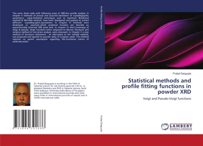 Produktbild von Statistical methods and profile fitting functions in powder XRD