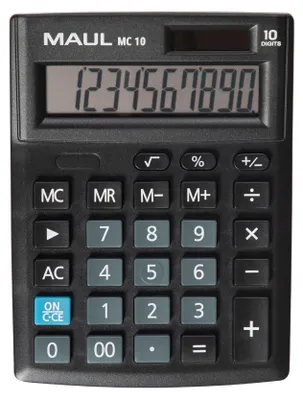 Imagen del producto de MAUL 7265490 MAUL MC 10 Tischrechner schwarz