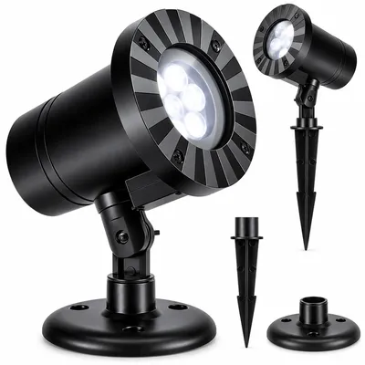 Produktbild von LED Schneeflockenprojektor für außen,4 W, rotierende Schneeflocken, Weihnachtsbeleuchtung für Garten und Terrasse