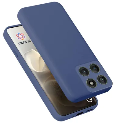 Produktbild von Cadorabo Hülle für Motorola Moto Edge 60 Pro Hülle Silikon Handyhülle Case aus flüssigem Silikon, Kratzfeste und stoßfeste Schutzhülle für Motorola Moto Edge 60 Pro