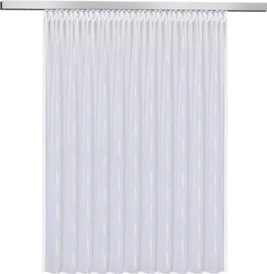 Produktbild von Gerster Store Vera mit Smokband, variabel B = 600 x H =150 cmTransparent Voile Uni beige
