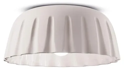 Zdjęcie produktu dla Lampa sufitowa Large Vintage Deco Madame Stoneware Natural White Ceramic 1 Light E27