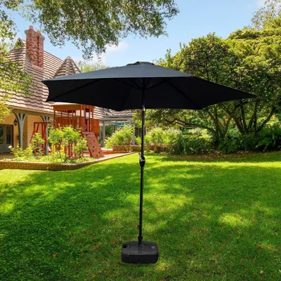 Image de Parasol de jardin OLEGAN - gris foncé
