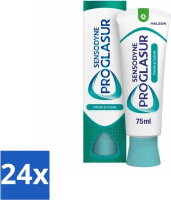 Produktbild von Sensodyne - Zahnpasta - Proglasur Fresh & Clean - Frischer Mund - 75 ml - Vorteilspack - 24 Stücke