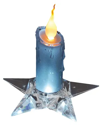 Image de Bougie décorative sur motif d'étoile