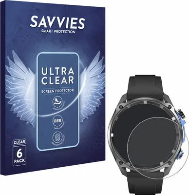 Produktbild von 6x Für DTNO.1 DTG1 1.43" Schutzfolie Savvies Displayschutz Display Schutz Folie Klar Transparent