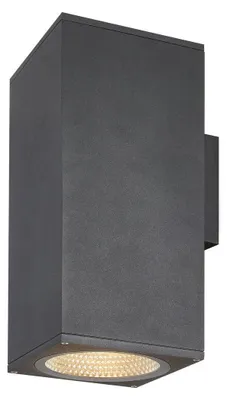 Obrázek produktu pro SLV 1003438 ENOLA SQUARE UP/DOWN L Venkovní nástěnné LED svítidlo antracit CCT 3000/4000K IP65