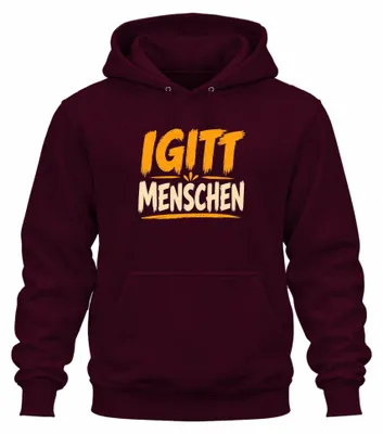 Productafbeelding van "Igitt" - Sarcasme - Grappig - Statement - Hoodie voor individuen - Kapuciantrui, bordeauxrood, 3XL