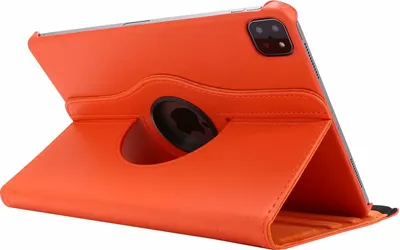 Produktbild von 360° Schutz Hülle für Apple iPad Pro 12.9" 4. Generation 2020 Case Etui Tasche Cover Drehbar - ORANGE