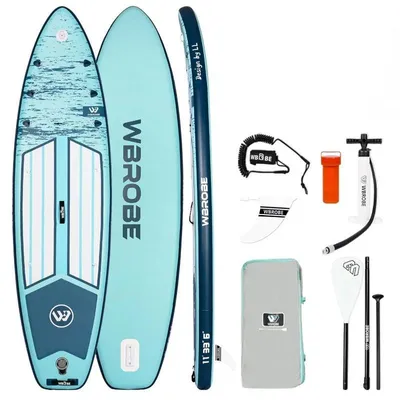 Produktbild von Aufblasbares SUP Board - Stand Up Paddle Board - 335x81x15 cm - Race - Leichtes PVC - Für Kajak & Wassersport - Blau