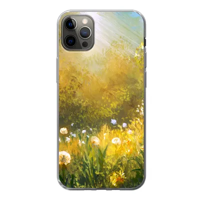 Produktbild von MuchoWow® Handyhülle Schutzhülle Hülle für iPhone 13 Pro Max Blumen - Sommer - Aquarell Silikon Softcase Handy Hülle - Mobiltelefon
