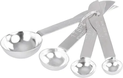 Image de Cuillere a mesurer MagicHome, en acier inoxydable, set de 4 pieces