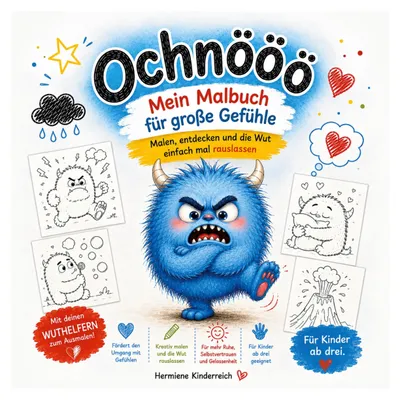 Produktbild von Ochnöö. Mein Malbuch für große Gefühle