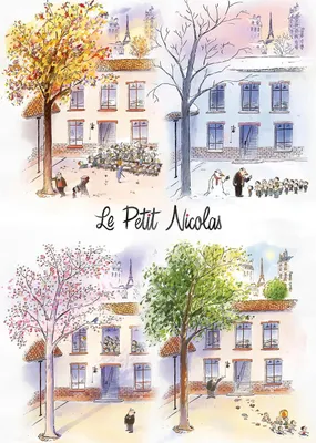 Obrázok produktu pre Grafika Puzzle Le Petit Nicolas - Les Quatre Saisons - 1000 dielikov