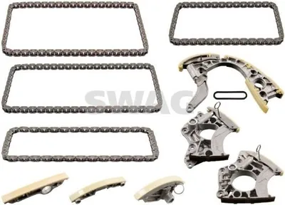 Zdjęcie produktu dla SWAG 30 10 1882 Zestaw łańcucha rozrządu. Łańcuch rozrządu do:
* AUDI A6 Avant (4F5, C6)
* AUDI A6 Limousine (4F2, C6)
* AUDI A5 Coupe (8T3)
* AUDI Q7 (4LB)
* VW Touareg (7LA, 7L6, 7L7)
