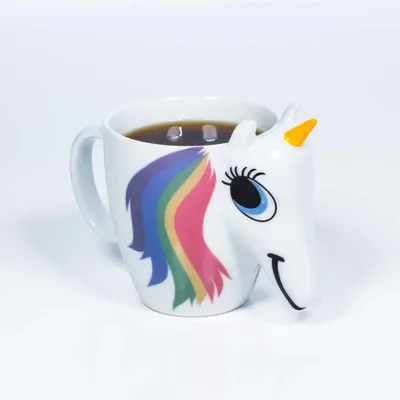 Immagine prodotto di Tazza ThumbsUp "Unicorno" con cambio di colore 300ml bianco