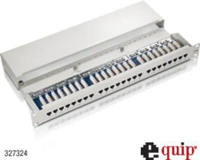 Produktbild von equip PatchPanel 16-Port Cat.5 geschirmt lichtgrau