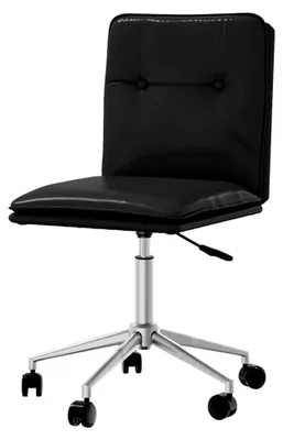Produktbild von Esszimmerstuhl Schwarz Kunstleder