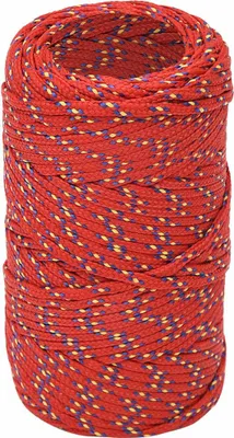 Produktbild von vidaXL Bootsseil Rot 2 mm 50 m Polypropylen
