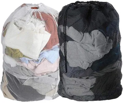Produktbild von Wasbeutel 60x90cm, groß, Reißverschluss, für Wäsche, Reisen