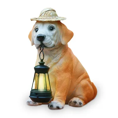 Produktbild von LED Solarleuchten,Simulation Hund Dekorative Hängeleuchte,Harzmaterial,Automatische Nachtbeleuchtung,Wasserdicht,Intelligente Lichtsteuerung,Abnehmbar