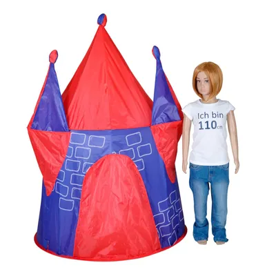 Produktbild von Knorrtoys Henry, Zelt, Für die Nutzung im Außenbereich geeignet, Stoff, Fiberglas, Blau, Rot