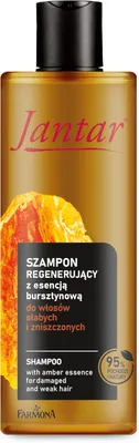 Zdjęcie produktu dla Jantar Szampon regenerujący do włosów słabych i zniszczonych 300 ml