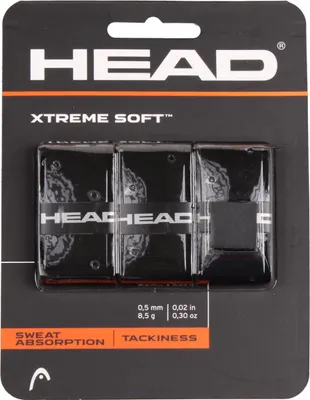Produktbild von HEAD Overgrip Xtreme Soft Schwarz 3er Pack