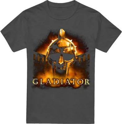 Productafbeelding van Gladiator - T-shirt "My Name Is" voor heren/dames, uni model, TV15246 (maat S) (houtskoolkleur)