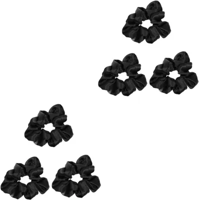 Produktbild von 6 Stk Haarband Aus Seide Haarschmuck Für Frauen Haargummis Für Frauen Haargummi Für Mädchen Haarband Haarschmuck Für Die Brautjungfer Damen Stirnband Elastisch Seidensatin