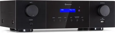 Produktbild von Auna AMP-4000 DAB Hifi-Stereo-Verstärker, DAB+-Radio, Stereo Verstärker, USB Fernbedienung, Amplifier mit LED-Display , Hifi Verstärker, schwarz