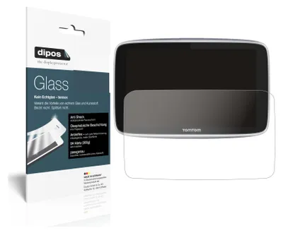 Obrázek produktu pro 2x ochranná fólie pro TomTom Go Premium X matná - Anti-Shock 9H fólie dipos Glass plastové sklo