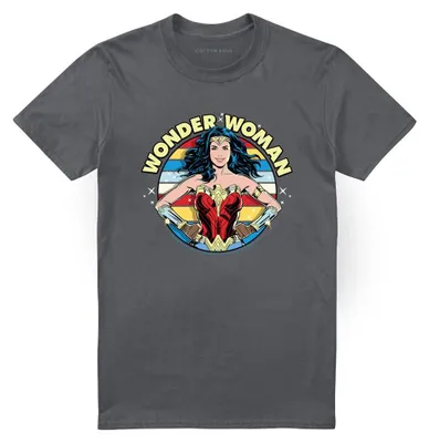 Obrázek produktu pro Tričko Wonder Woman – "1984" pro muže/ženy, uni model TV40727 (velikost L), barva: antracitová