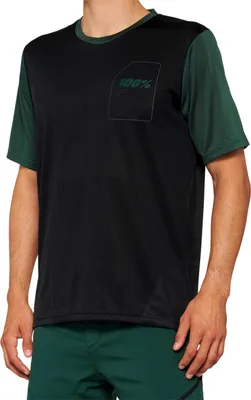 Produktbild von 100% SPEEDLAB Kurzarm Fahrradtrikot - RIDECAMP - Schwarz/Grün S