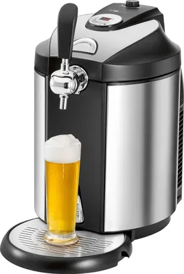 Immagine prodotto di CLATRONIC BZ 3740 Distributore di birra 5 L Display a LED Involucro in acciaio inox Acciaio inox/nero