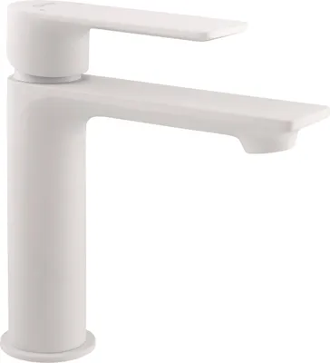 Zdjęcie produktu dla NIL - Basin mixer without drain, White - matt NL126.0BMAT, RAV Slezák