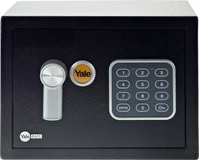 Obrázok produktu pre Yale YSV/170/DB2, Voľne stojaci trezor, 3,8 L, Čierna, Zámok na heslo, Oceľ, Podlaha/stena