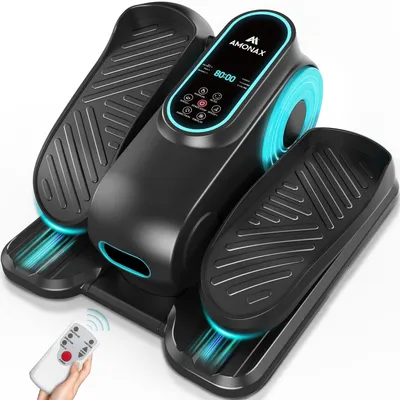 Image de Vélo d'appartement pliable avec 5 niveaux de résistance et écran LED - compact, idéal pour les seniors et la rééducation