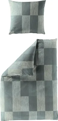 Produktbild von Bierbaum Bettwäsche salbei 1x 135x200 cm + 1x 80x80 cm