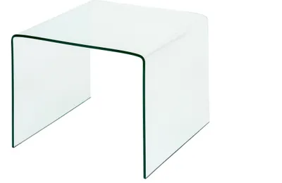 Obrázek produktu pro Couchtisch >7/109< in Klarglas, Glas - 60x46x60cm (BxHxT)