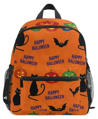 Imagen del producto de Mochila naranja y negra para niños pequeños