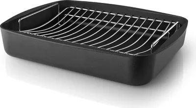 Image de Plat à four - 36 x 28,5 cm - Noir - Eva Trio