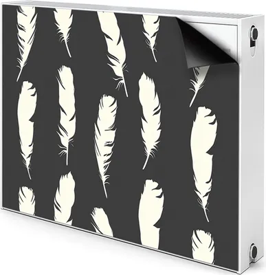 Produktbild von Magnet Heizkörper Heizkörper-Abdeckung Heizkörperabdeckung 100x60 cm  - Weiß, Federn