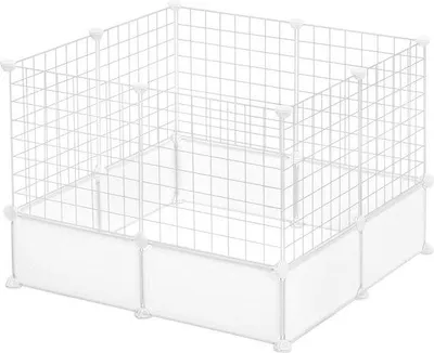 Produktbild von Famanu Tiergehege für draußen - Faltbar, wasserbeständig, für Kaninchen, Meerschweinchen, Welpen