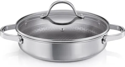 Obrázek produktu pro Tescoma Pánev hluboká SteelCRAFT s poklicí ø 28 cm, 2 úchyty