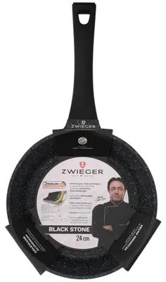 Zdjęcie produktu dla Patelnia 24cm Black Stone Zwieger